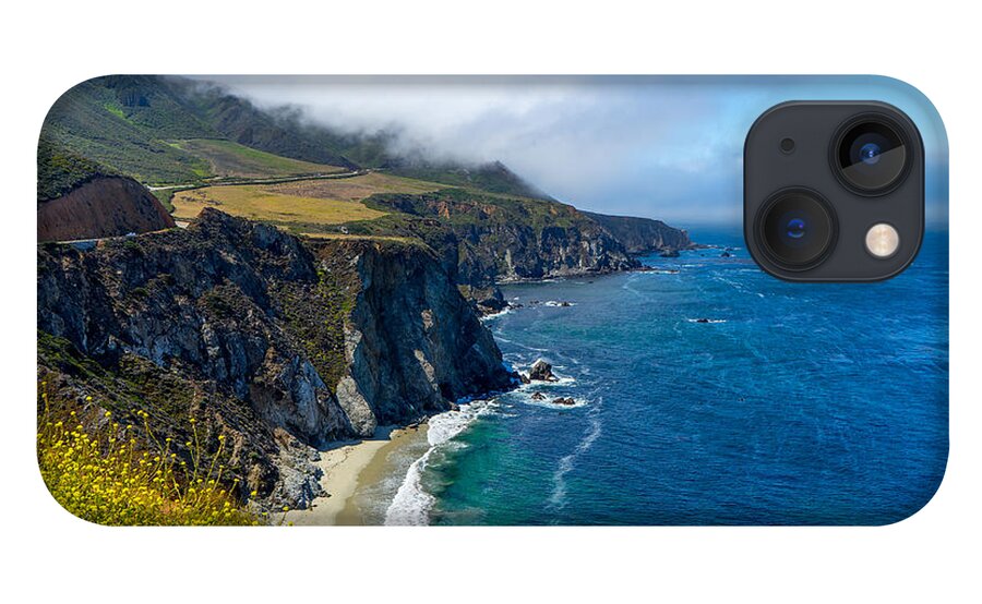 Big Sur iPhone 13 Case featuring the photograph Hurricane Point in the Clouds by Derek Dean