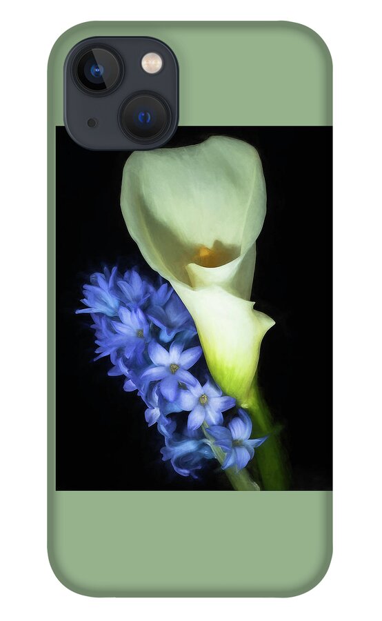 Lily iPhone 13 Case featuring the photograph Hyacinth and Calla Lily by John Roach