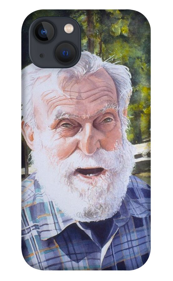 Portrait iPhone 13 Case featuring the painting Ian by Barbara Pease