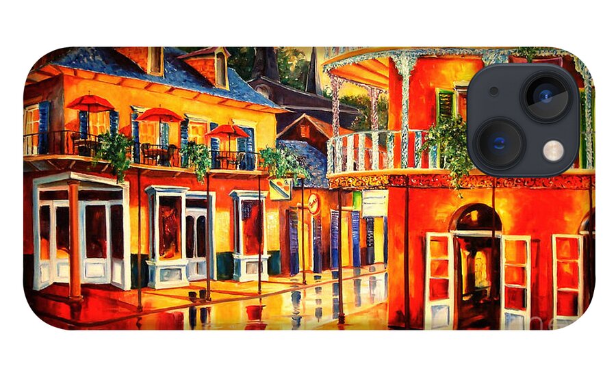 New Orleans iPhone 13 Case featuring the painting Images of the French Quarter by Diane Millsap