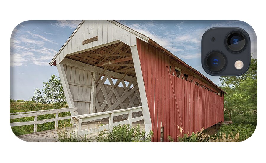Imes Covered Bridge iPhone 13 Case featuring the photograph Imes Covered Bridge by Susan Rissi Tregoning