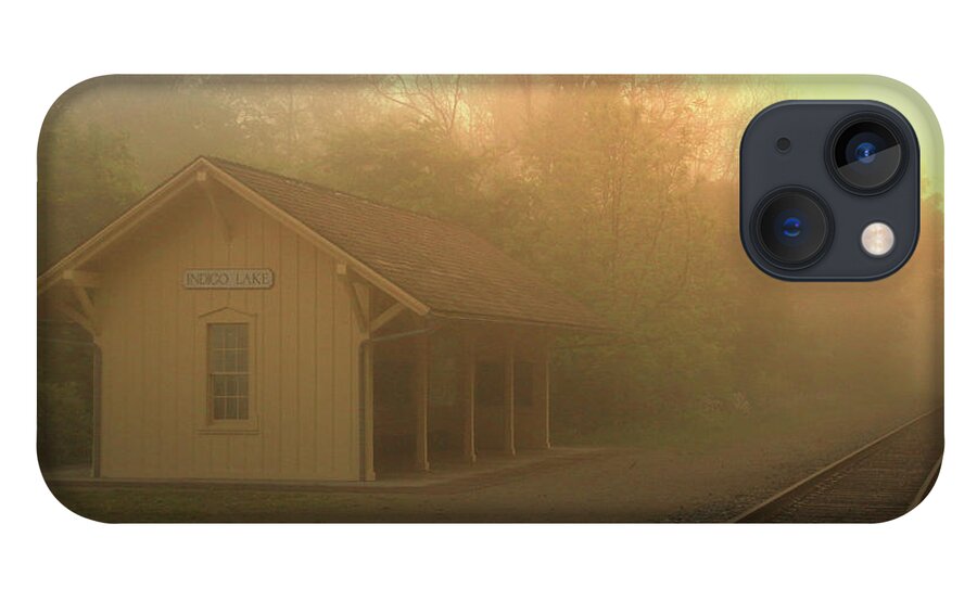 Train Tracks iPhone 13 Case featuring the photograph Indigo Station by Rob Blair