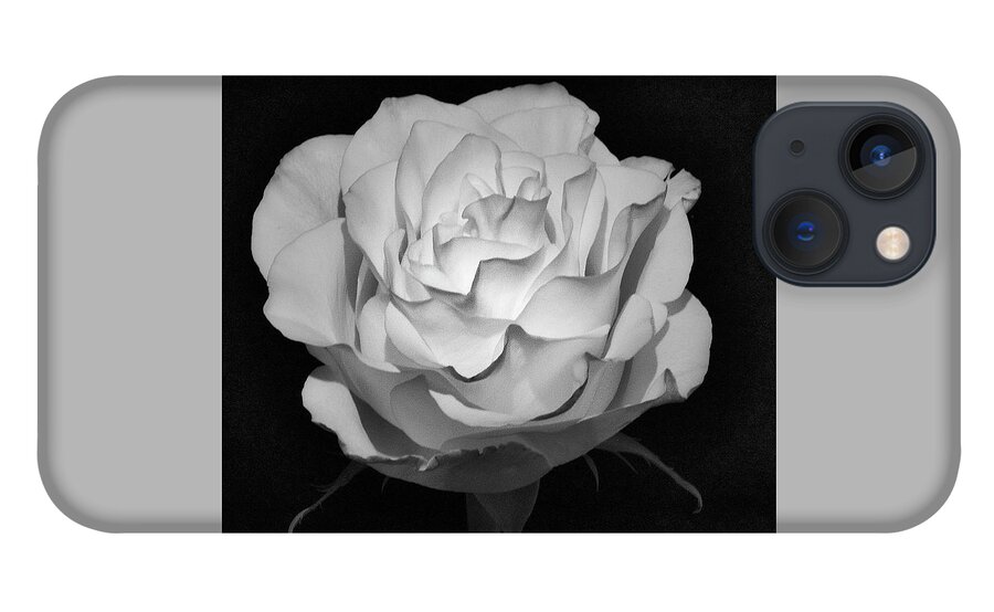 Infrared iPhone 13 Case featuring the photograph IR Rose by John Roach