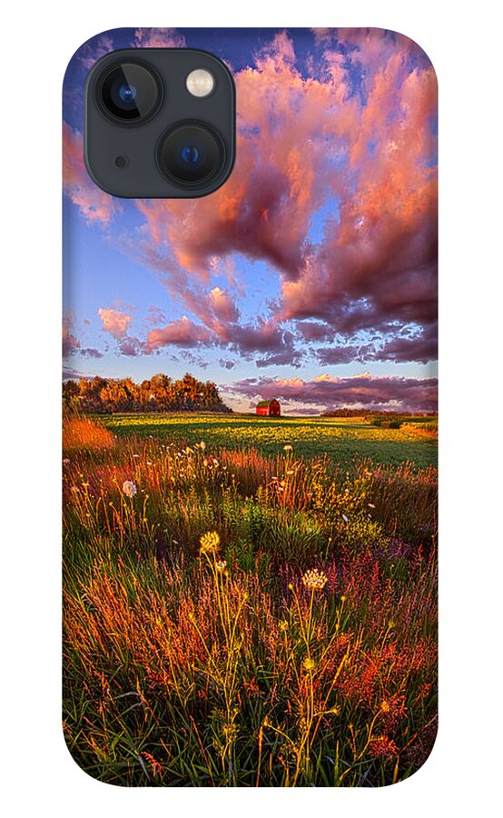 Red iPhone 13 Case featuring the photograph It's Like Going to Heaven with Your Feet Still on the Ground by Phil Koch