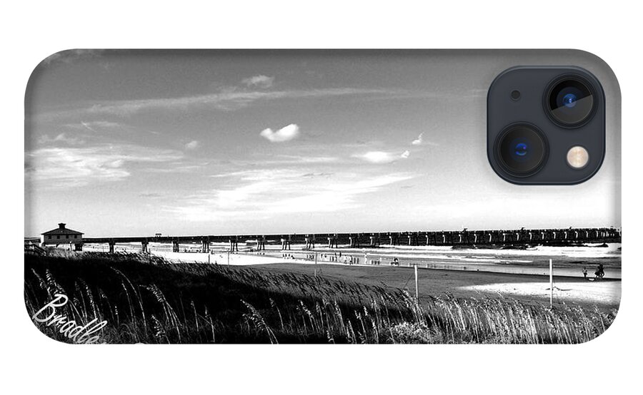 Beach iPhone 13 Case featuring the photograph Jacksonville Beach Pier by Bradley Dever