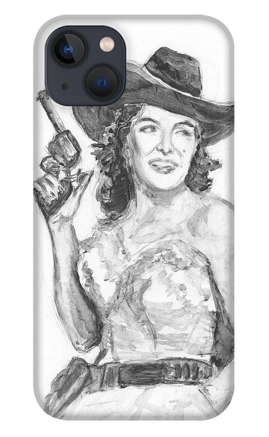Jane iPhone 13 Case featuring the painting Jane Russell by Sheila Johns