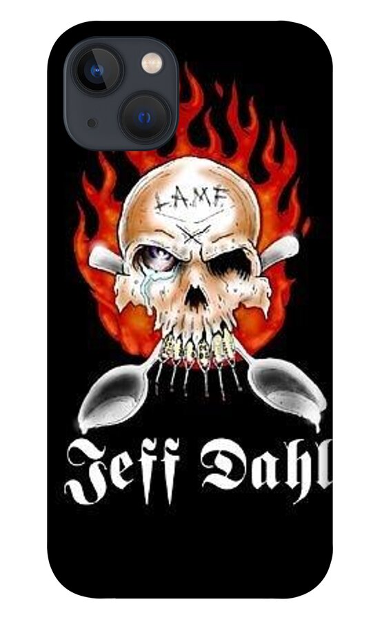 Jeff Dahl iPhone 13 Case featuring the painting Jeff Dahl - Lamf by Ryan Almighty