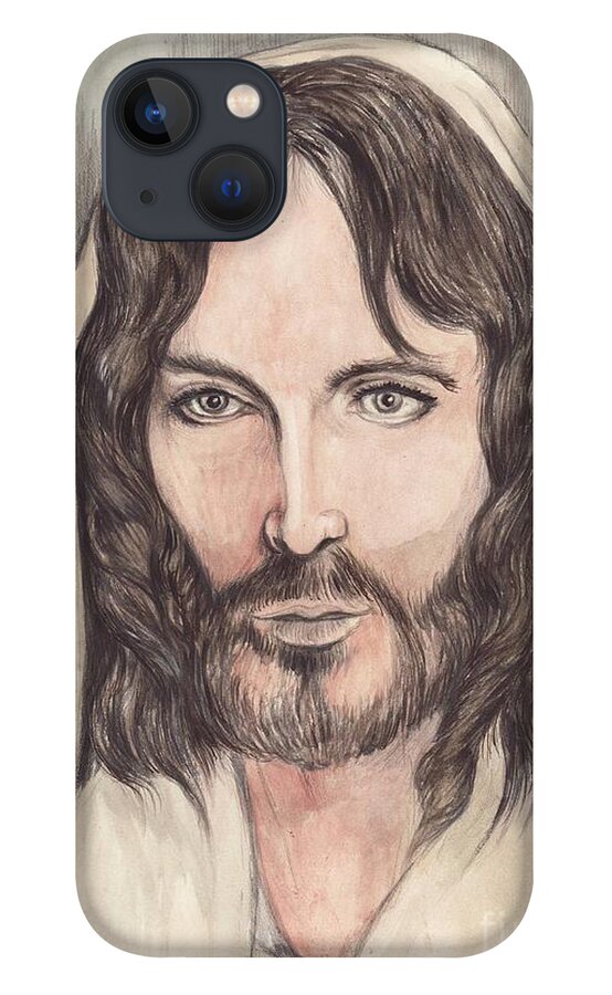 Christ iPhone 13 Case featuring the painting Jesus of Nazereth by Morgan Fitzsimons