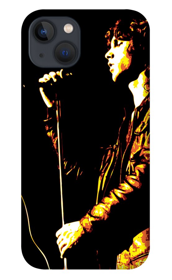 Jim Morrison iPhone 13 Case featuring the digital art Jim Morrison by DB Artist