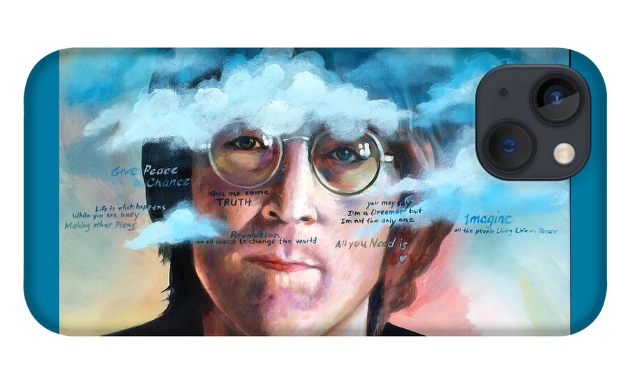 John Lennon Imagine Iphone 13 Case By Robert Korhonen Pixels