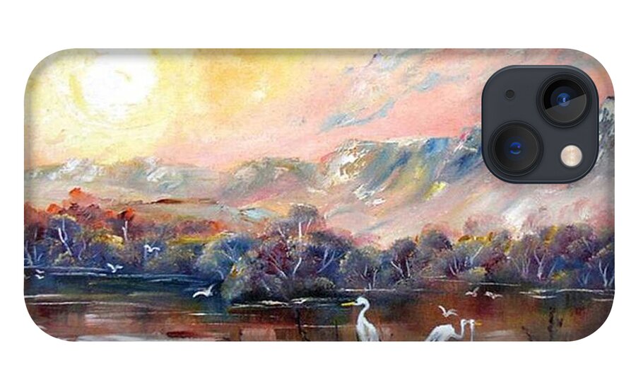 Kakadu iPhone 13 Case featuring the painting Kakadu by Ryn Shell