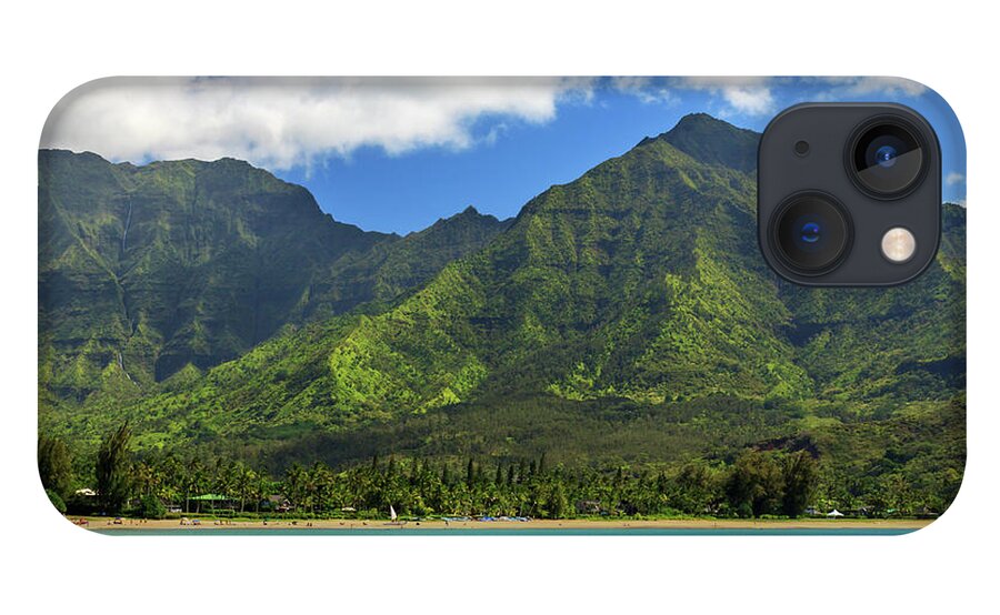 Kayak iPhone 13 Case featuring the photograph Kayaks In Hanalei Bay by James Eddy