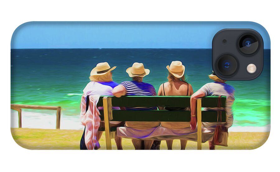 Ladies In Hats iPhone 13 Case featuring the photograph Ladies day out by Sheila Smart Fine Art Photography