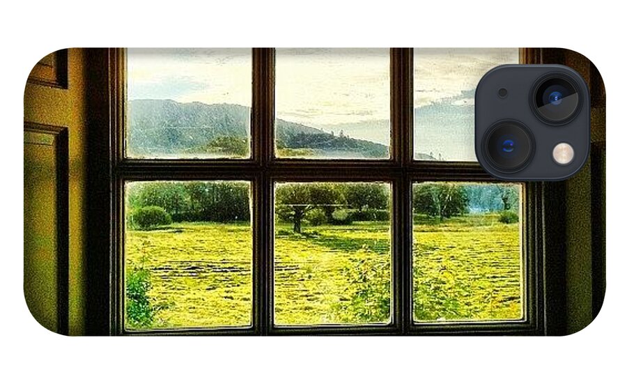 Beautiful iPhone 13 Case featuring the photograph #landscape #window #beautiful #trees by Samuel Gunnell