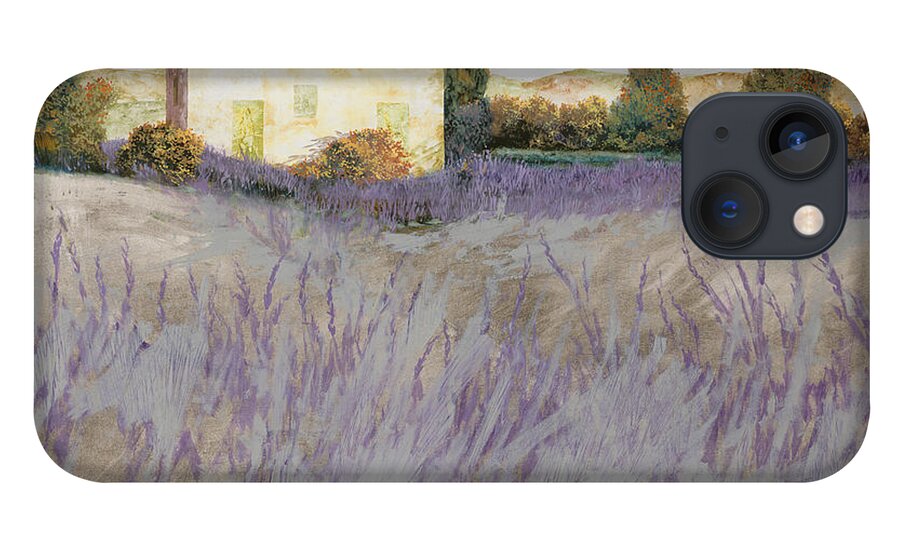 Lavender iPhone 13 Case featuring the painting Lavender by Guido Borelli