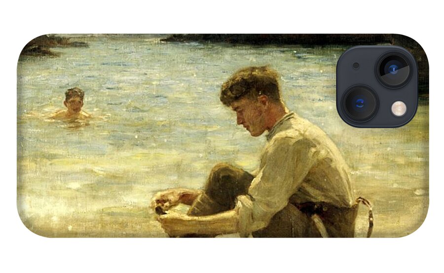 Lawrence iPhone 13 Case featuring the painting Lawrence as a Cadet by Henry Scott Tuke