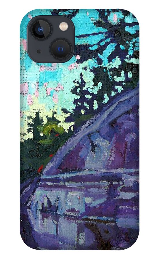 Morning iPhone 13 Case featuring the painting Levels by Phil Chadwick