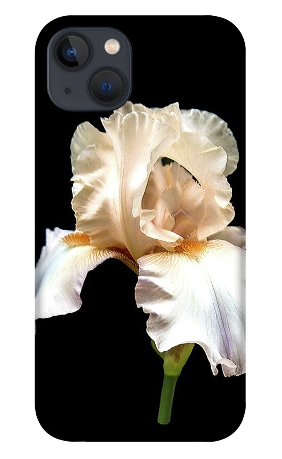 Flower iPhone 13 Case featuring the photograph Light Pink Iris by Mike Stephens
