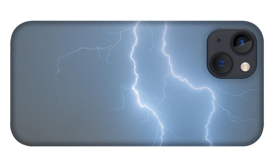 Lightning iPhone 13 Case featuring the photograph Lightning Over Buffalo, NY by Dave Niedbala