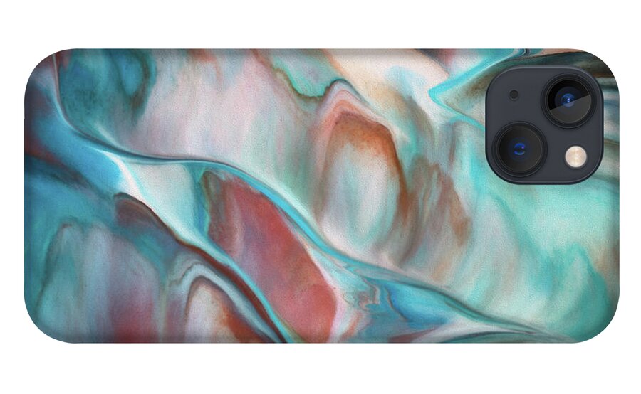 Abstract iPhone 13 Case featuring the painting Like Georgia by Patti Schulze