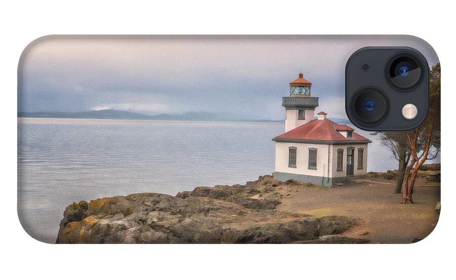 Oregon Coast iPhone 13 Case featuring the photograph Lime Kiln Point Lighthouse by Tom Singleton