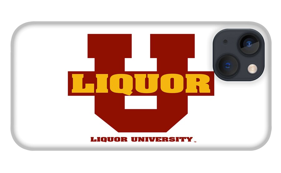 Liquor U iPhone 13 Case featuring the digital art Liquor U by DB Artist