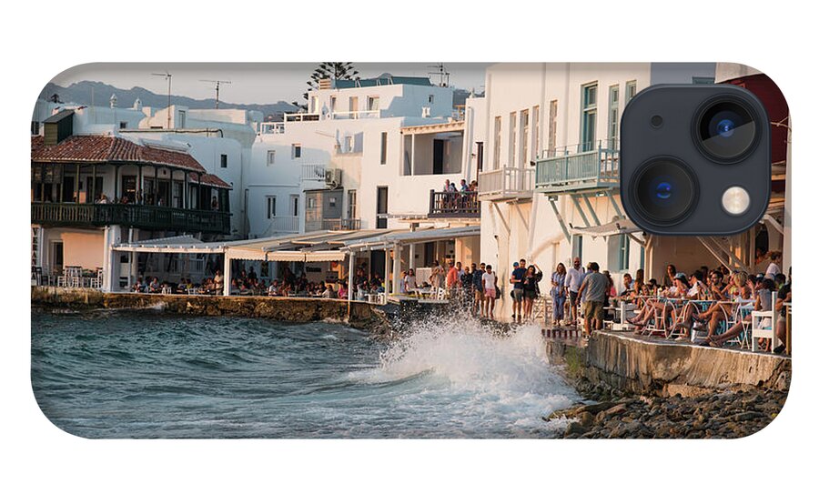 Greece iPhone 13 Case featuring the photograph Little Venice, Mykonos Island, Greece by Michalakis Ppalis