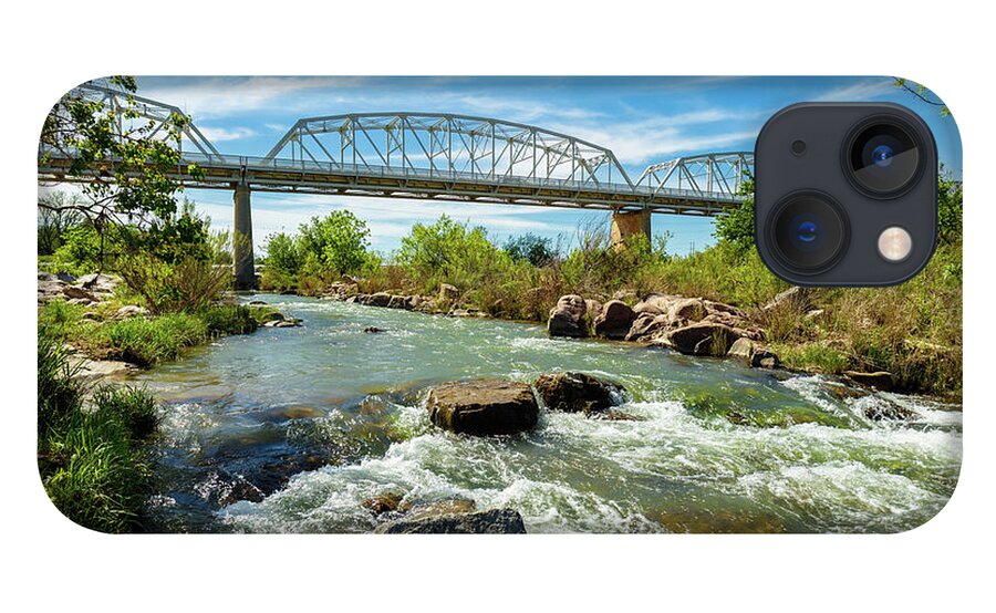 Highway 71 iPhone 13 Case featuring the photograph Llano River by Raul Rodriguez