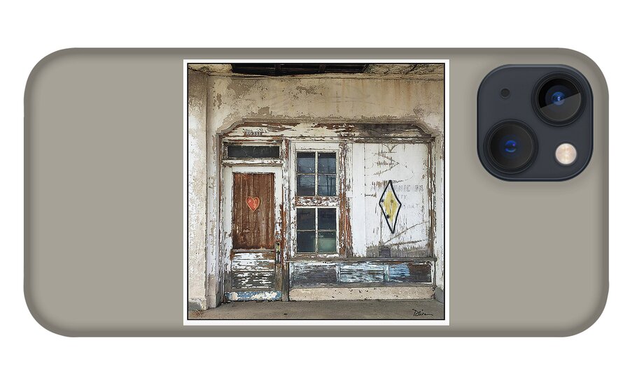 Old Gas Station iPhone 13 Case featuring the photograph Lovingly Abandoned by Peggy Dietz