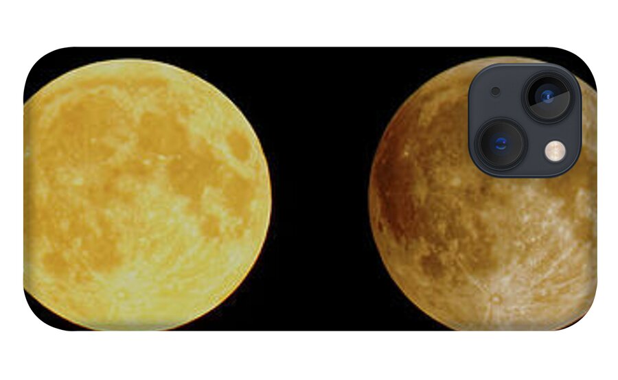 Moon iPhone 13 Case featuring the photograph Lunar eclipse progression by Peter Ponzio