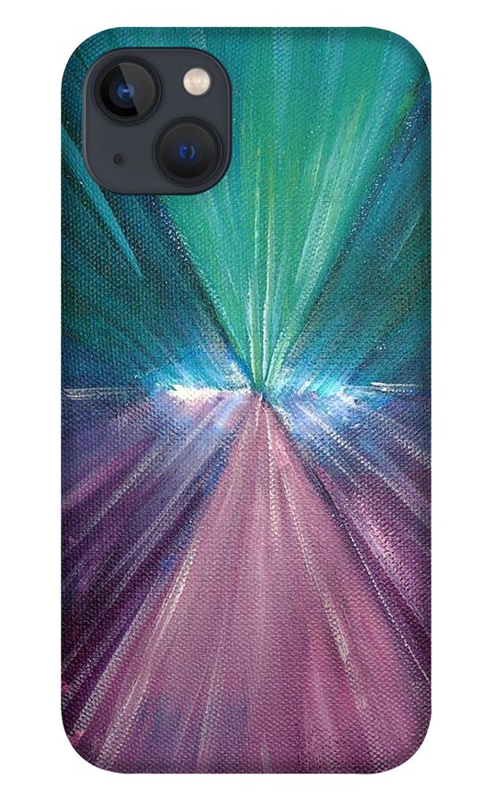 Spiritual iPhone 13 Case featuring the painting MAEVE Essence by Tara Moorman