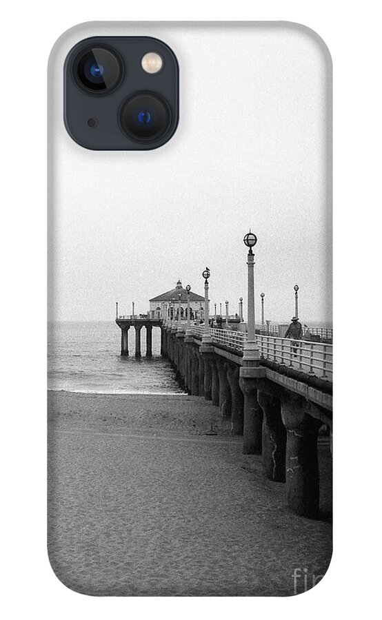 Film iPhone 13 Case featuring the photograph Manhattan Beach Pier on Film by Ana V Ramirez
