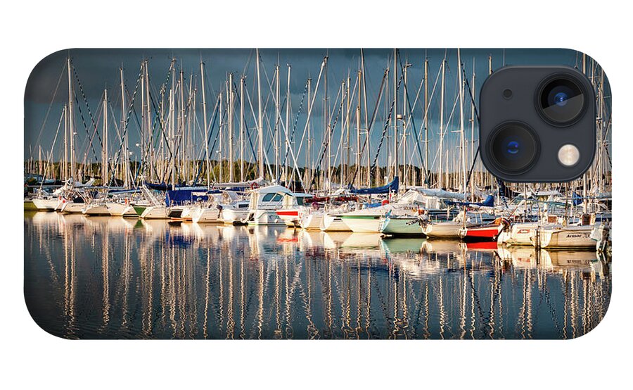 Boat iPhone 13 Case featuring the photograph Marina Sunset 4 by Geoff Smith
