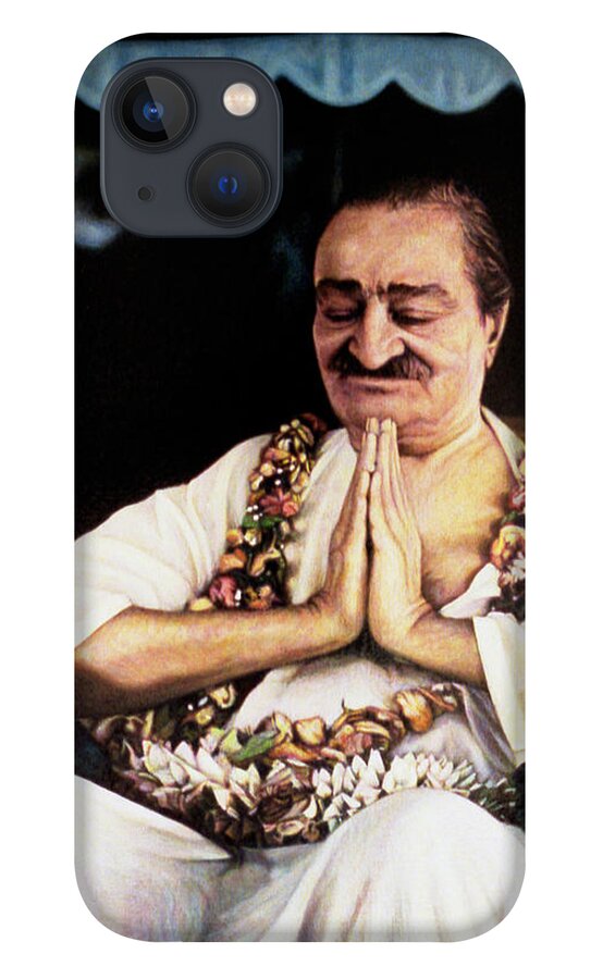 Meher Baba iPhone 13 Case featuring the painting Meher Baba 2 by Nad Wolinska