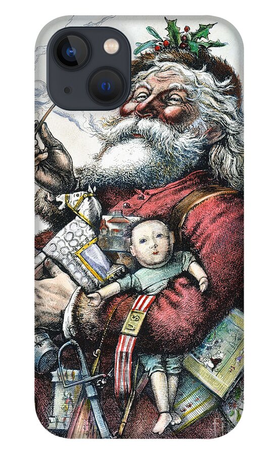 1880 iPhone 13 Case featuring the photograph Merry Old Santa Claus by Granger