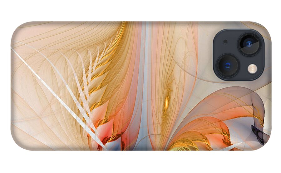 Digital Art iPhone 13 Case featuring the digital art Metamorphosis by Amanda Moore