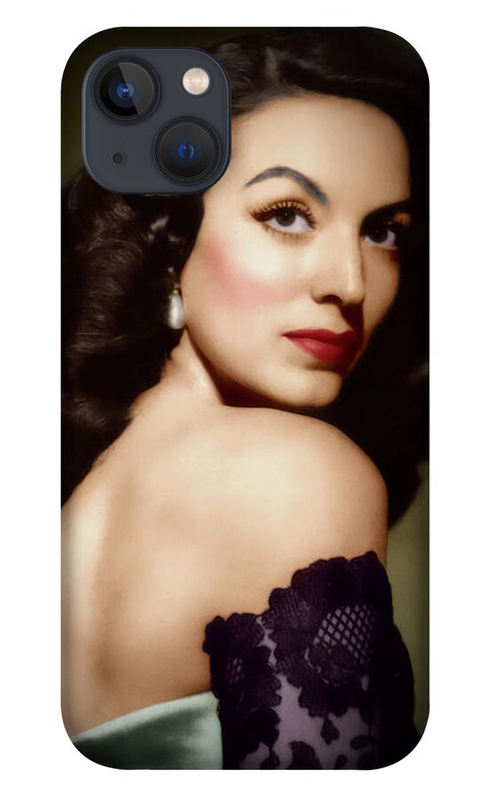 Actress iPhone 13 Case featuring the photograph Mexicanas - Maria Felix by Marisol VB