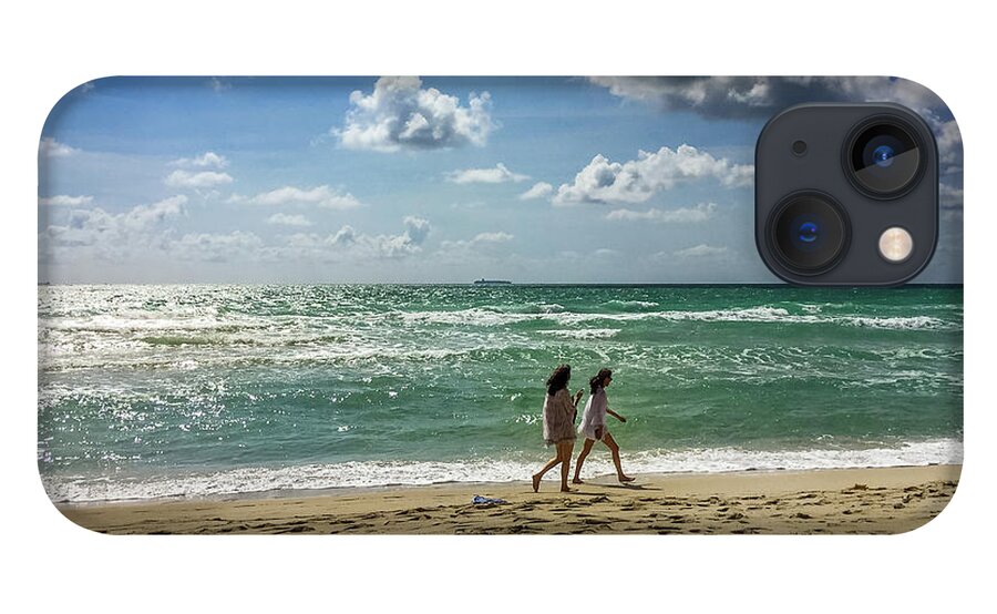 Fjm Multimedia iPhone 13 Case featuring the photograph Miami Beach by Frank Mari