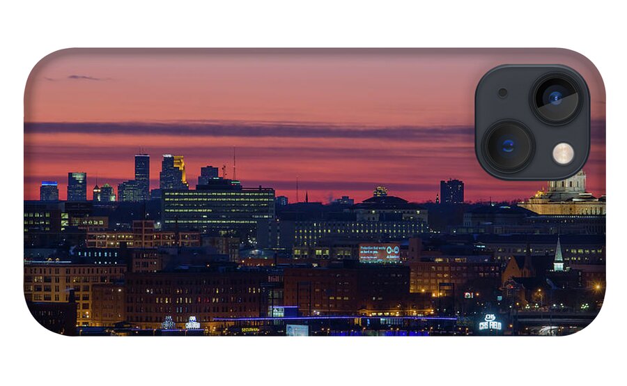 Minneapolis iPhone 13 Case featuring the photograph Minneapolis and the State Capitol by Jay Smith