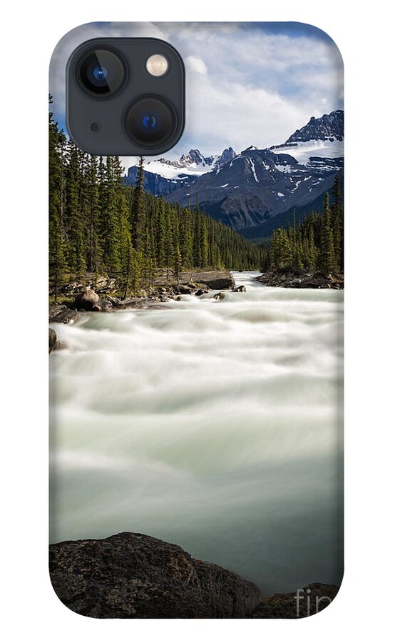 Canada iPhone 13 Case featuring the photograph Mistaya River in Banff National Park by Bryan Mullennix