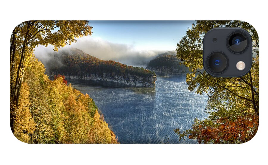 Long Point Cliff Water #1 iPhone 13 Case featuring the photograph Misty Morning by Mark Allen