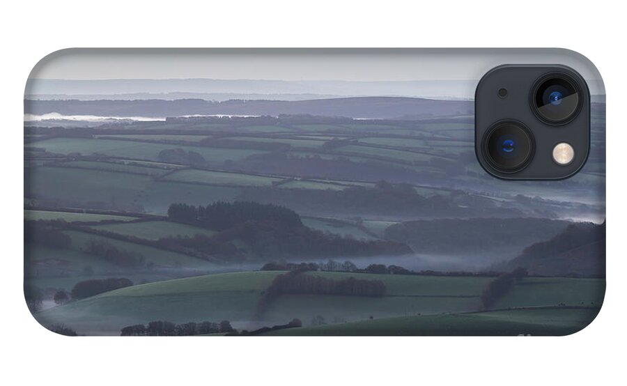 Exmoor iPhone 13 Case featuring the photograph Misty Morning on Exmoor by Andy Myatt