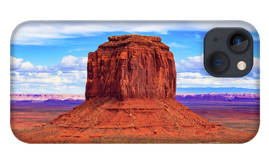 Merrick Butte iPhone 13 Case featuring the photograph Monument Valley Butte II by Raul Rodriguez