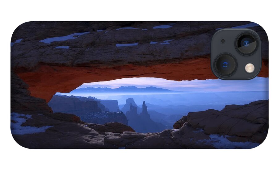 Moonlit Mesa iPhone 13 Case featuring the photograph Moonlit Mesa by Chad Dutson