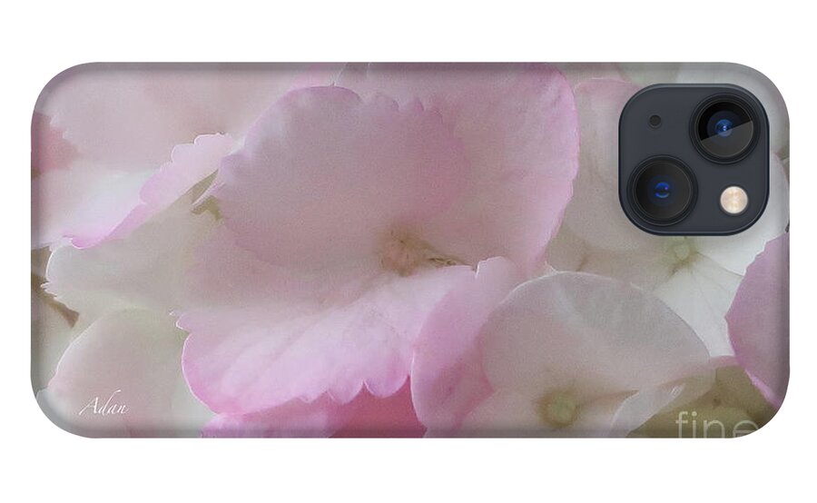 Hydrangeas iPhone 13 Case featuring the photograph Morning Hydrangeas Macro Panorama by Felipe Adan Lerma