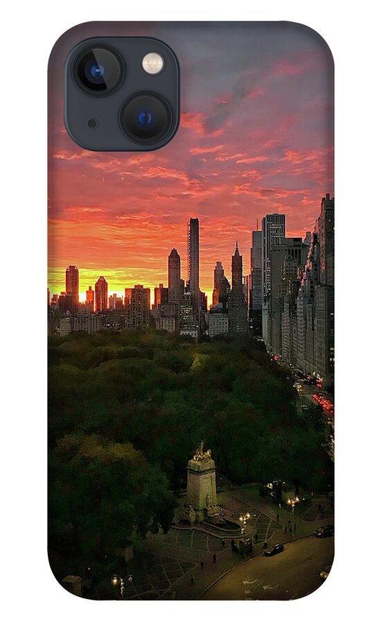 Central Park iPhone 13 Case featuring the photograph Morning in the City by Frank Mari