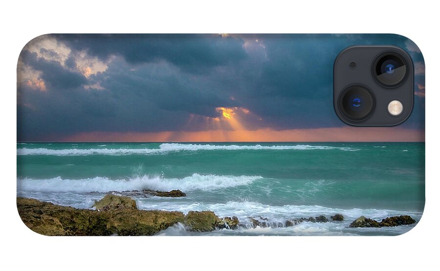 Ocean iPhone 13 Case featuring the photograph Morning Surf by Allin Sorenson