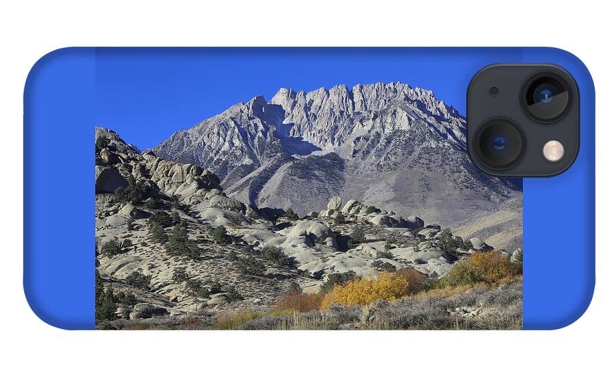 Owens Valley iPhone 13 Case featuring the photograph Basin Mountain by Tammy Pool