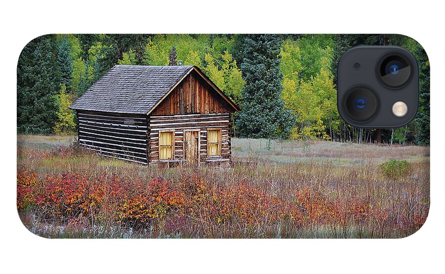 Colorado iPhone 13 Case featuring the photograph Mountain Cabin by John Strong