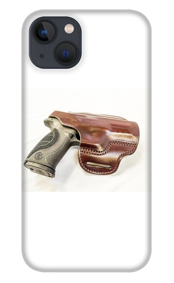 Pistol iPhone 13 Case featuring the digital art Mp9jw by Jorge Estrada